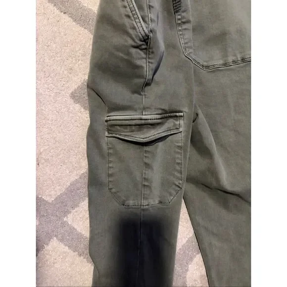 PAIGE Jolie Twill Cargo Pants in Ivy Green Size 29 - Picture 9 of 9